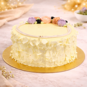 White Choco Shards Blueberry Cake | Bakers Corner