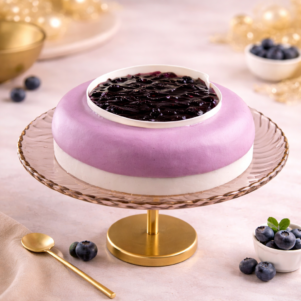 Zesty Vanilla Blueberry Cake | Bakers Corner
