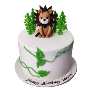 Jungle Joy Lion Cake