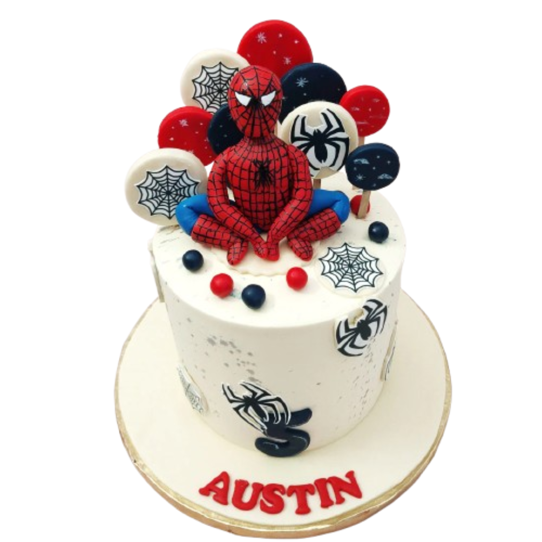 Spiderman Web Adventure Cake