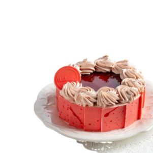 Berrylicious Strawberry Custard Cake