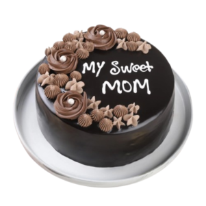 Cheerful Chocolate MOM Cake