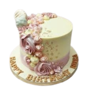 Petals N Pearls Ombre Cake