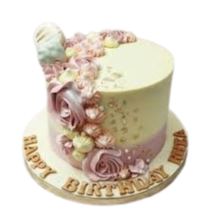 Petals N Pearls Ombre Cake