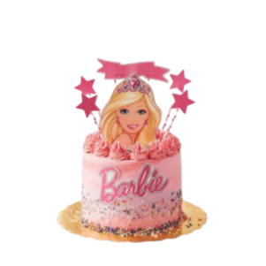 Enchanting Barbie Crown Cake