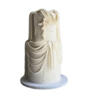 Pearls N Drapes Theme Cake