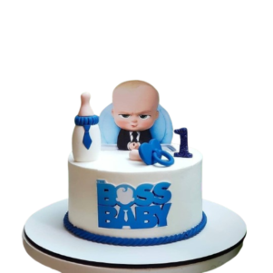 Boss Baby First Birthday Cake