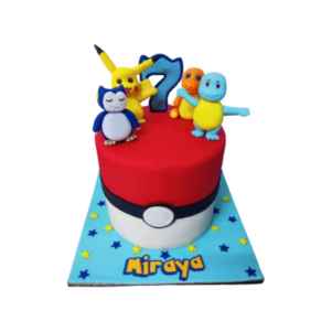 Adventurous Pokemon Theme Cake