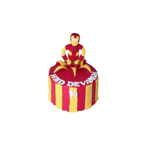 Iron Man Cityscape Cake