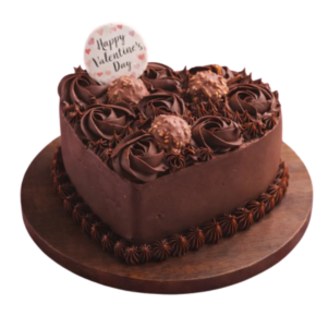 Chocolate Cake With Love Topper
