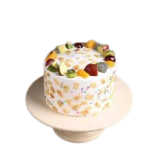 Fruits & Sprinkles Vanilla Cake