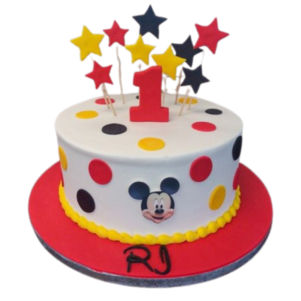 Mickey Mouse Stars Cake