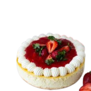 Strawberry Baked Cheesecake