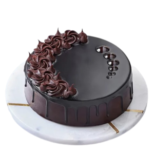 Velvet Chocolate Truffle Cake