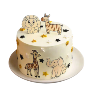 Jungle Safari Cream Cake