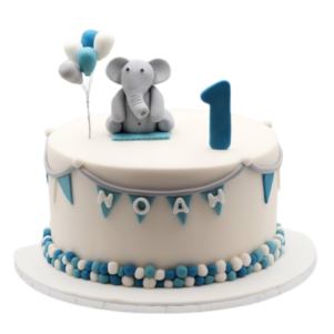 Baby Boy Celebration Cake