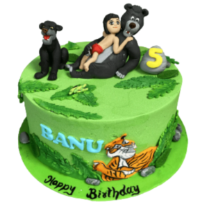 Mowgli N Friends Celebration Cake