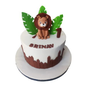 Jungle Joy Lion Cake