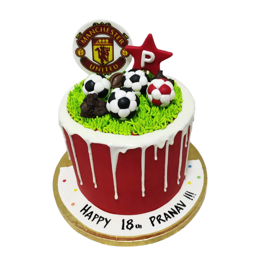Manchester United Football Cake