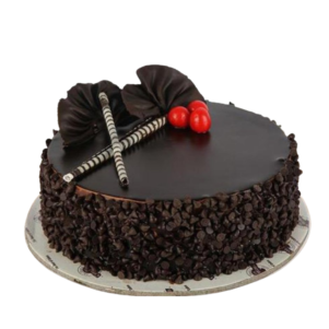 Cherry Chocochip Chocolate Cake