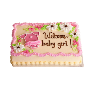 Welcoming Little Miss Cake