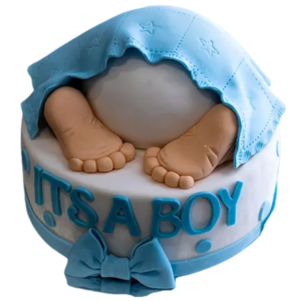 Baby Boy Shower Cake
