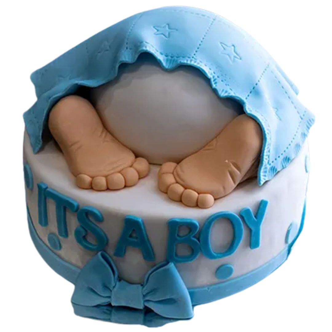 Baby Boy Shower Cake