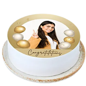 Congrats Photo Cake