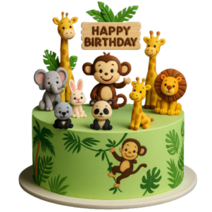 Jungle Safari Party Cake