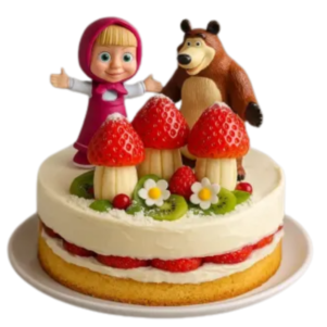 Masha N Bear Outdoor Fun Cake