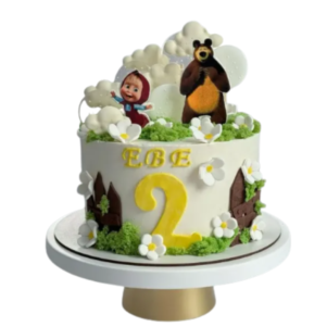 Masha N Bear Mischief Cake