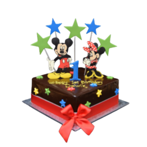 Mickey Mouse Stars Cake