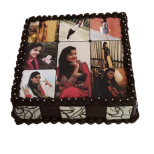 Personalized Friendship Day Photo Cake
