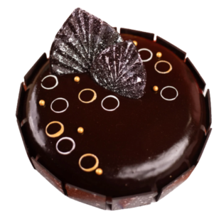 Mirror Glaze Choco Truffle Cake