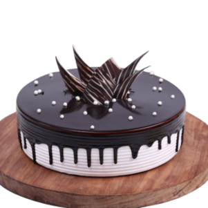 Choco Vanilla Delight Cake