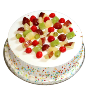 Fruits & Sprinkles Vanilla Cake