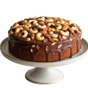Dry Fruit Chocolate Cake