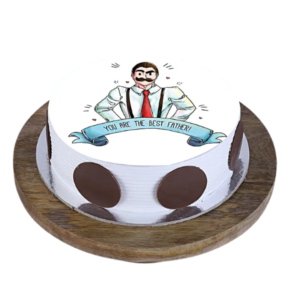 Moustache Magic Best Dad Cake