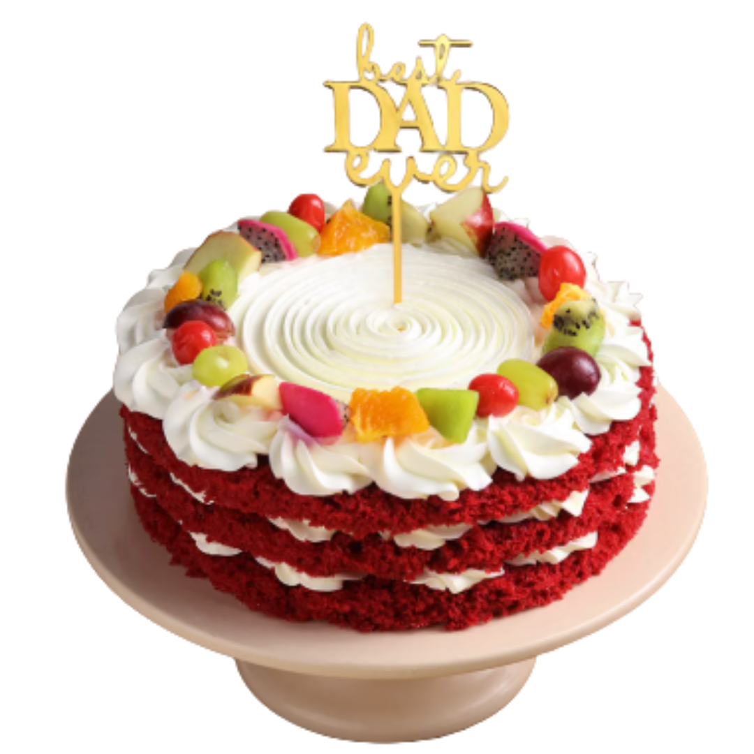 Velvety Fruit Cake For Dad