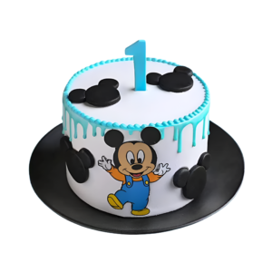 Buy First Birthday Mickey Mouse Cake Online