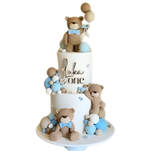 Happy Birthday Bear Cake