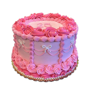 Pink Bow n Glamour Girl Cake
