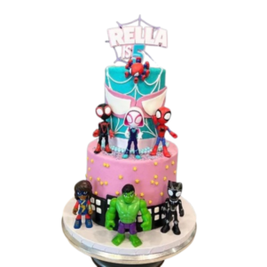 Spiderman Amazing Squad Cake