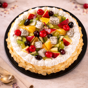 Tropical Fruit n Almond Cake | Bakers Corner