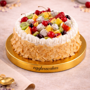 Tropical Fruit n Almond Cake | Bakers Corner
