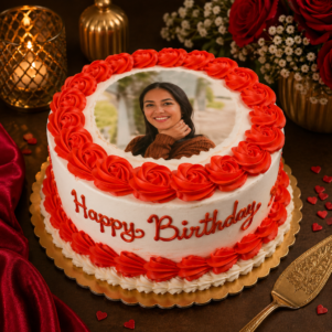 Birthday Photo Cake | Bakers Corner