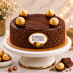 Ferrero Rocher Chocolate Delight Cake | Bakers Corner