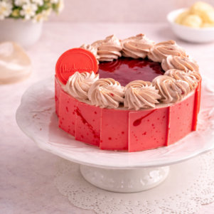 Berrylicious Strawberry Custard Cake | Bakers Corner