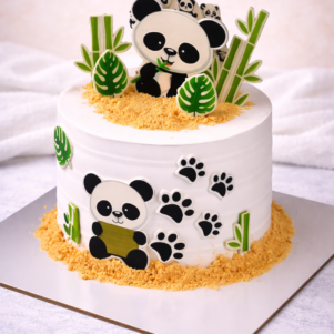 Bamboo N Blooms Panda Cake | Bakers Corner