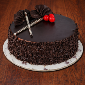 Cherry Chocochip Chocolate Cake | Bakers Corner